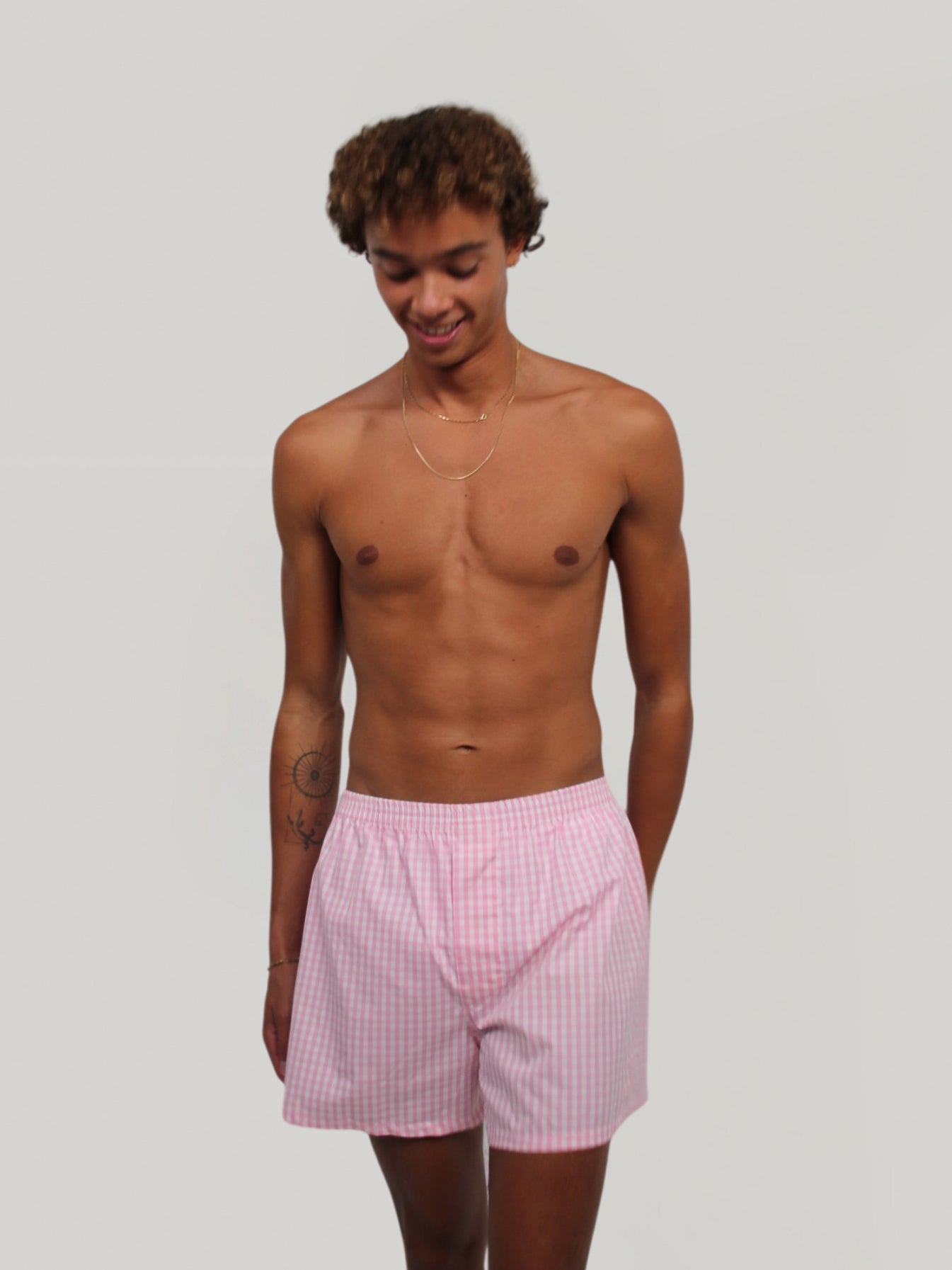 3-pack | Lilac Pinstripe, Alpine White & Pink Gingham