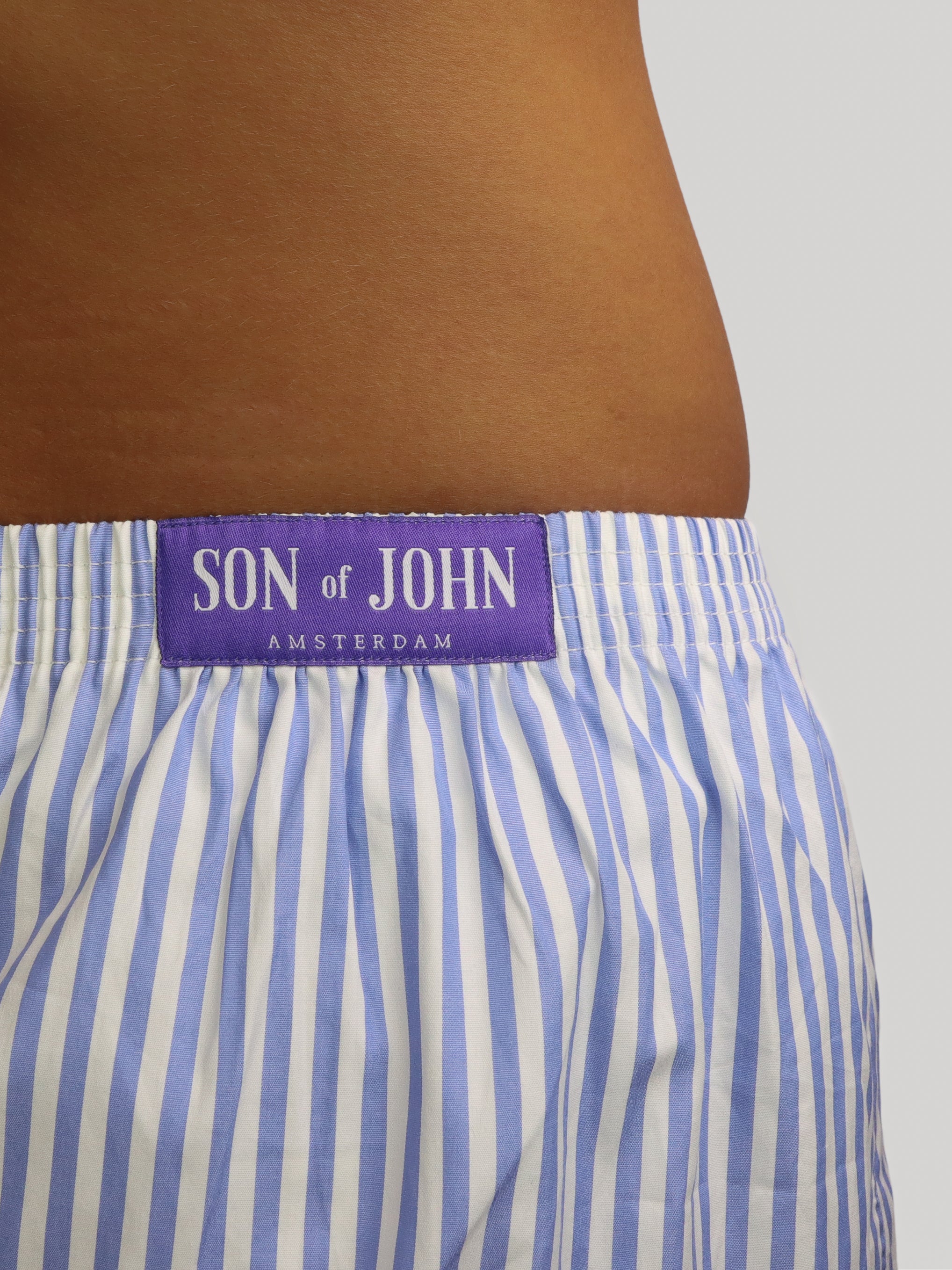 Blau & Weiß gestreift – Royal Purple Label