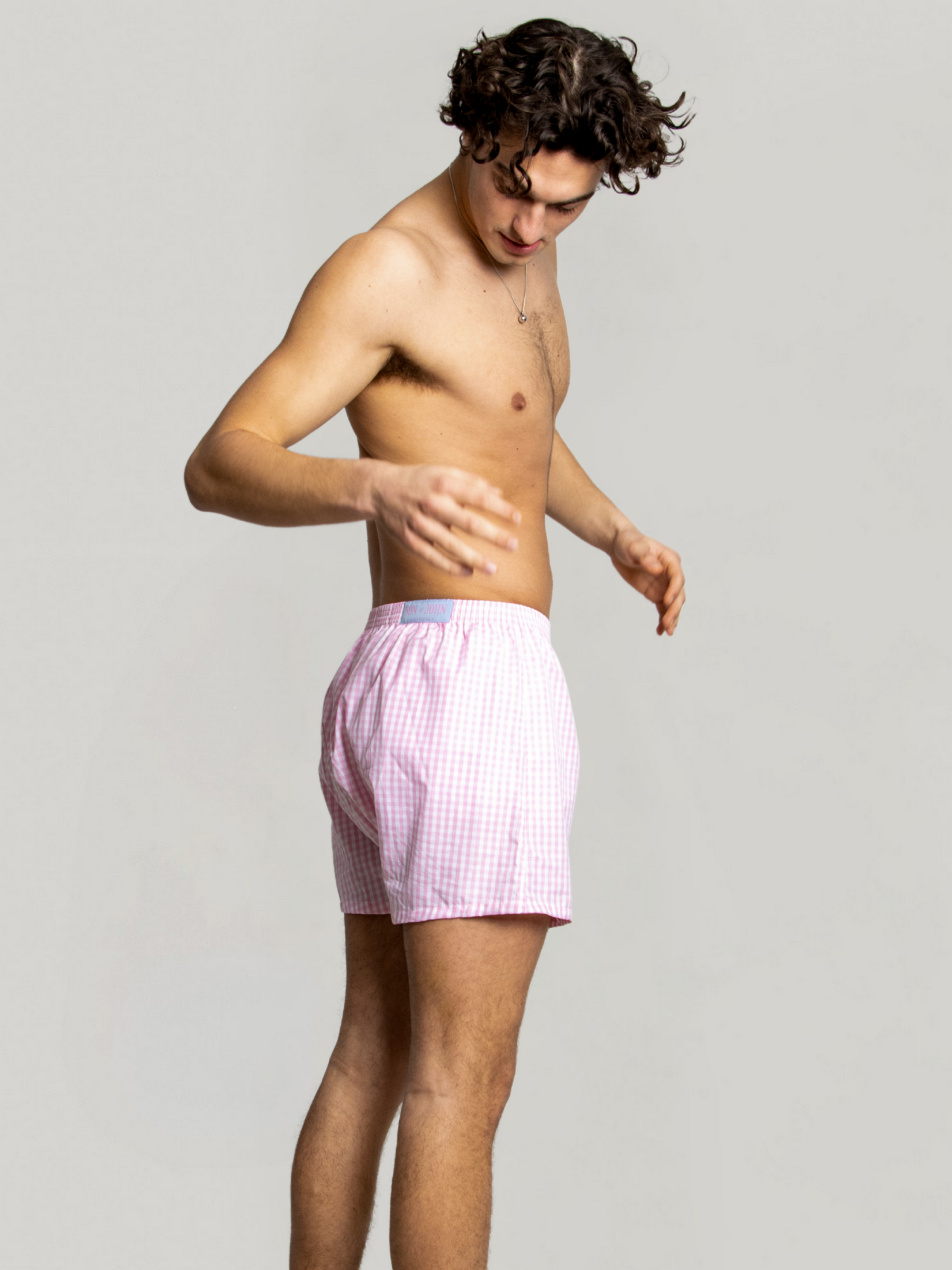 Pink & white checkered - skyway & prism pink label