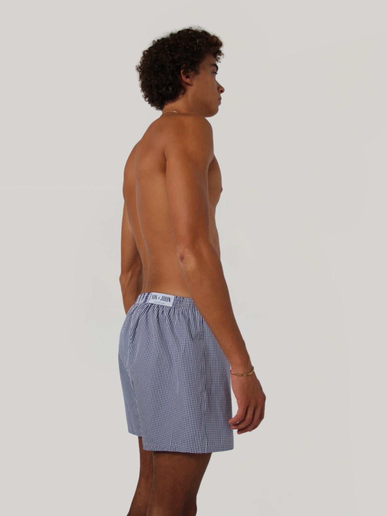 2-pack | Navy Gingham & Alpine White