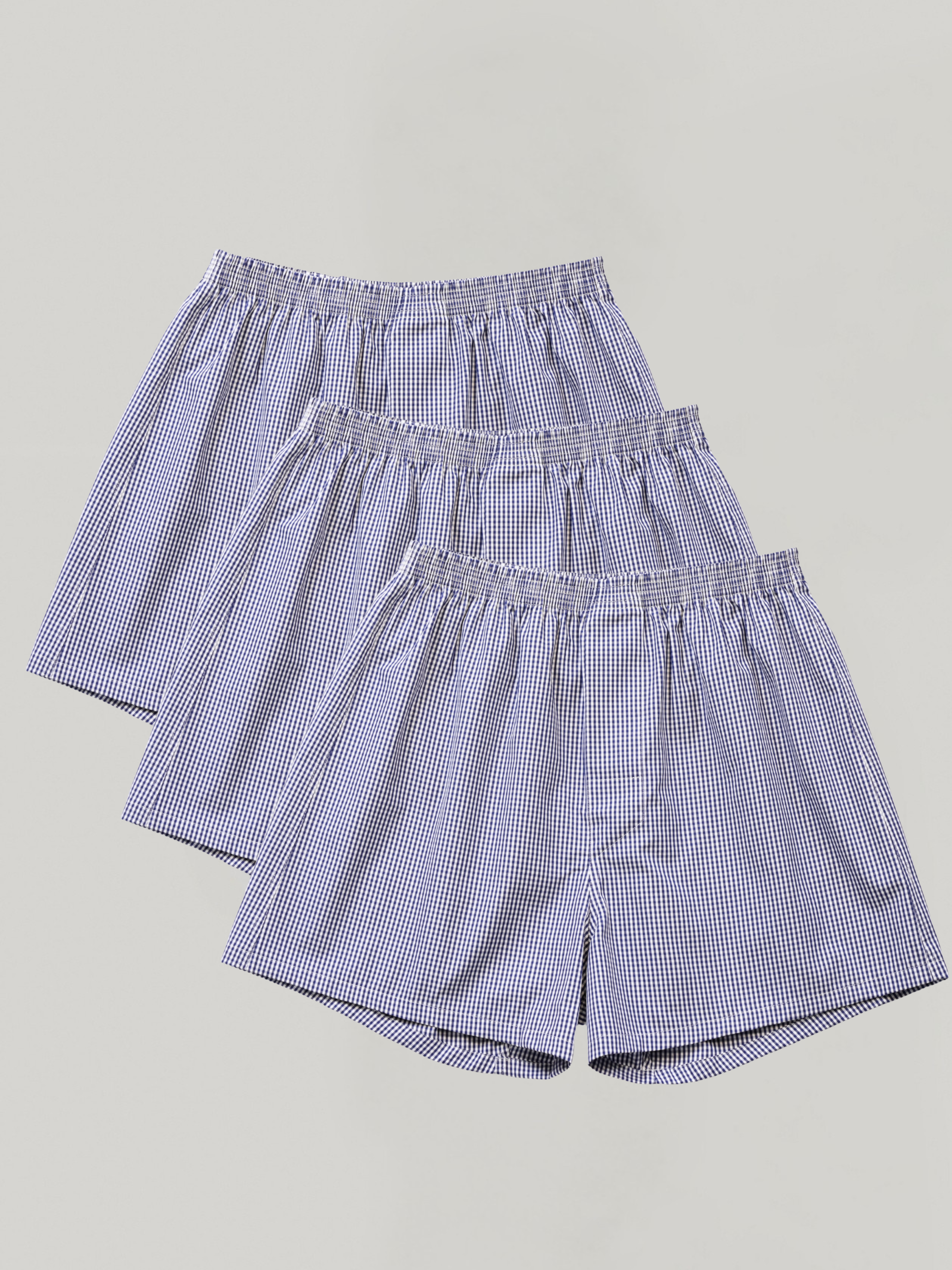 3-pack | Navy Gingham