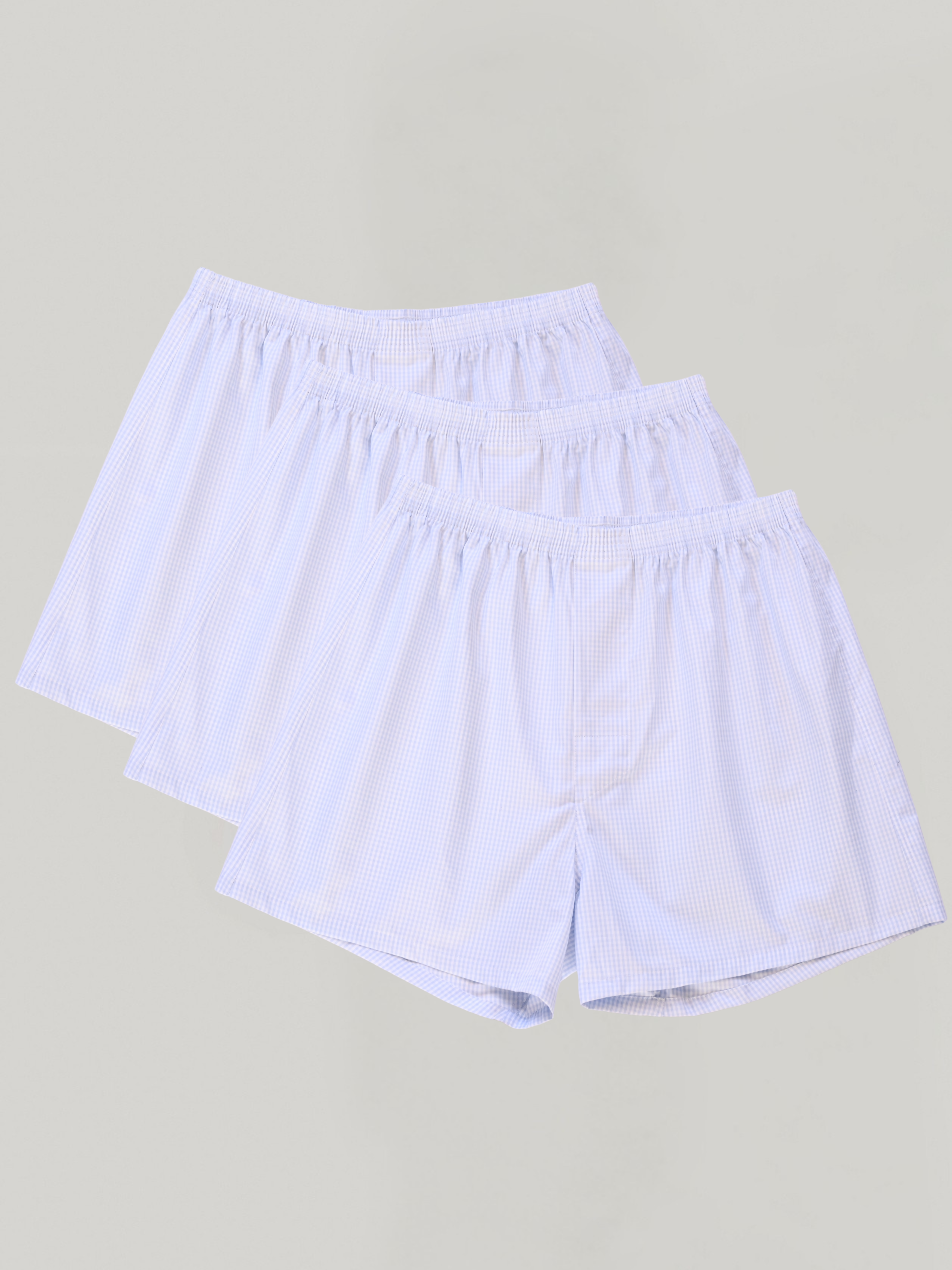 3-pack | Sky Gingham