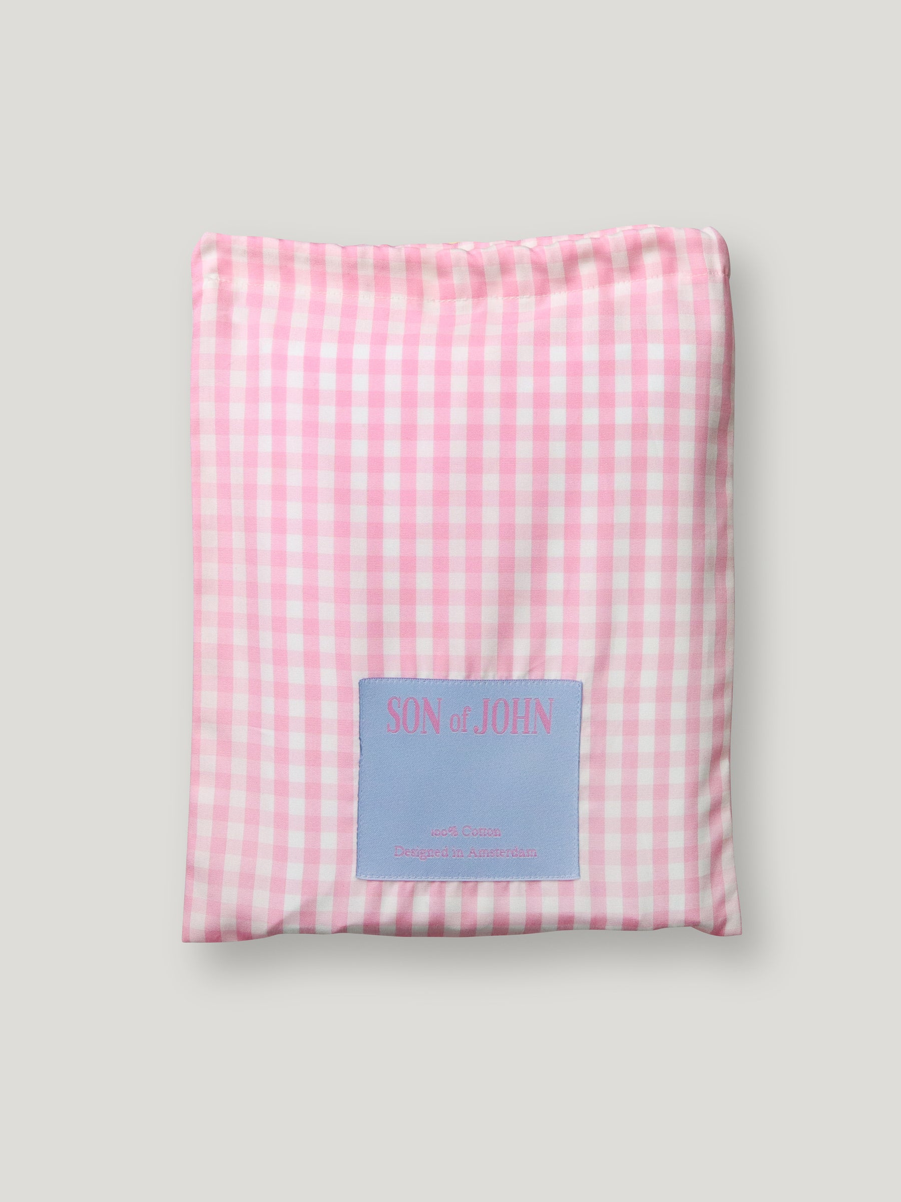 Pink & white checkered - skyway & prism pink label